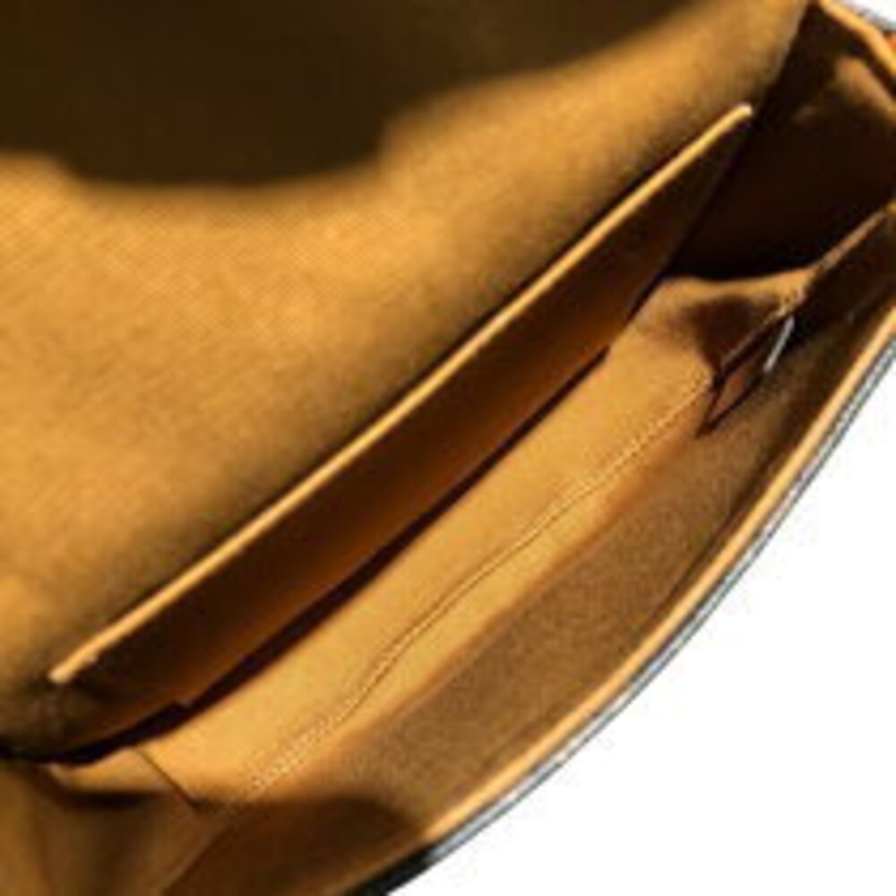 Celine Besas Triomphe Brown Canvas Shoulder Bag - Picture 6 of 7